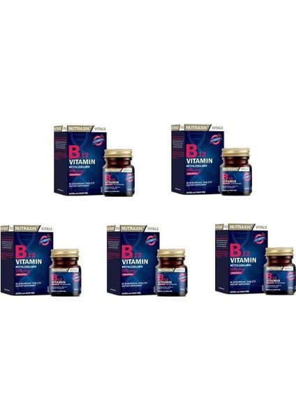 B12 Vitamin 1000 Mcg X5