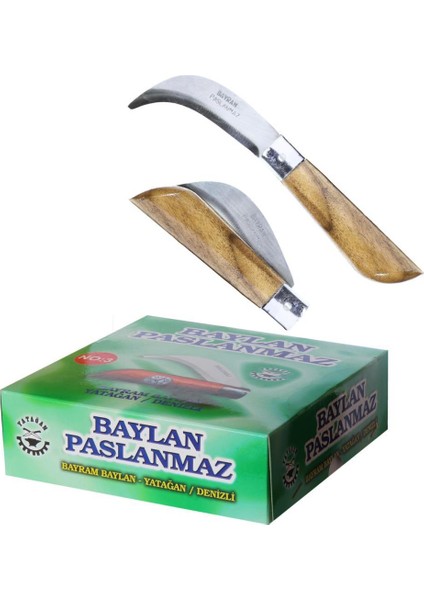 Bayram Aşı Bıçağı ( 10 Adet )  Bağ Bıçağı Paslanmaz Ceviz Aşı Çakısı 22CM No:3