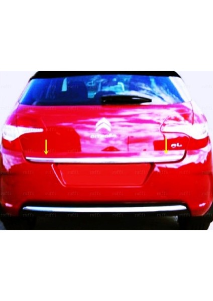 Citroen C4 Krom Bagaj Alt Çıtası 2010> Paslanmaz Çelik fırsatları
