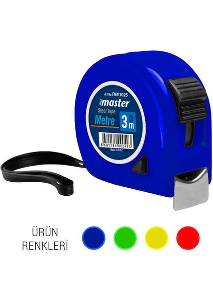 Şerit Metre 3 mt x 16 mm