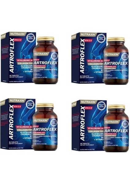 Şeker Içermeyen Artroflex Hya C-Iı 90 Tablet*4
