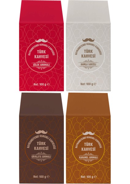 4'lü Aromalı Türk Kahvesi