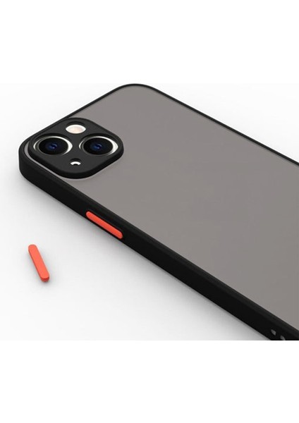 Apple iPhone 13 Mini London Serisi Darbeye Dayanıklı Kılıf - Buzlu Siyah fırsatları