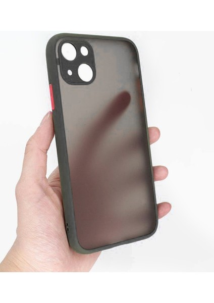 Apple iPhone 13 Mini London Serisi Darbeye Dayanıklı Kılıf - Buzlu Siyah indirimleri