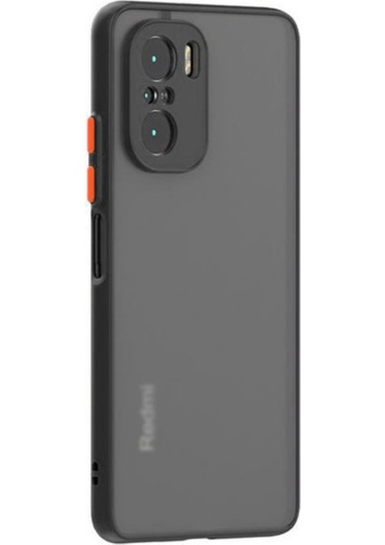 Xiaomi Redmi K40 - Poco F3 London Serisi Darbeye Dayanıklı Kılıf - Buzlu Siyah