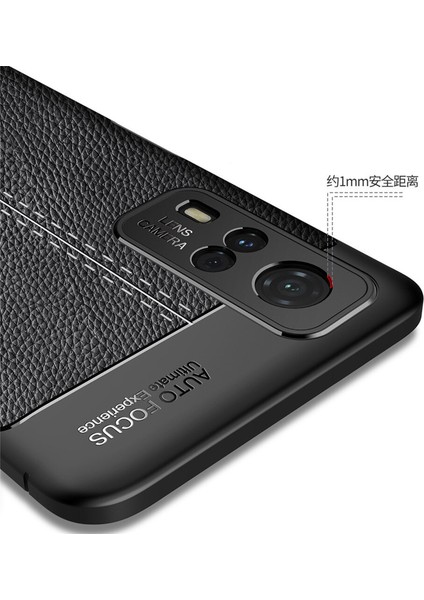 Vivo Y31 2021 Leather Silikon Kılıf - Siyah fiyatları