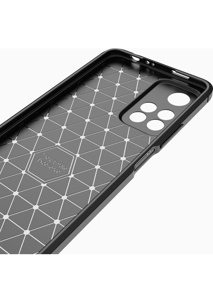 Xiaomi Redmi Note 11 Pro Çin Versiyon Brushed Carbon Fiber Silikon Kılıf - Siyah fırsatları