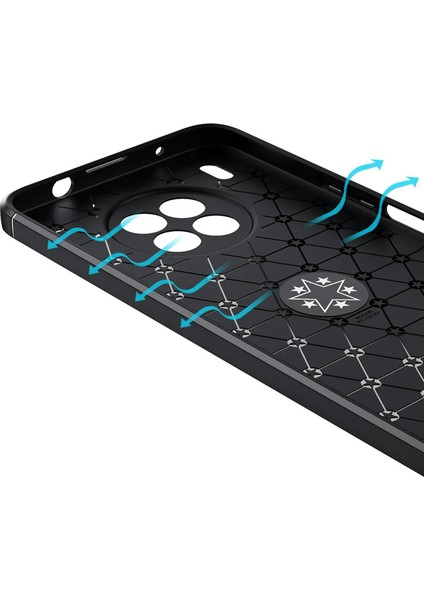 Huawei Nova 8i Focus Serisi Yüzük Standlı Silikon Kılıf - Siyah fırsatları