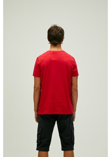 22.01.07.014 Bad Bear Bad Erkek T-Shirt Crımsonred