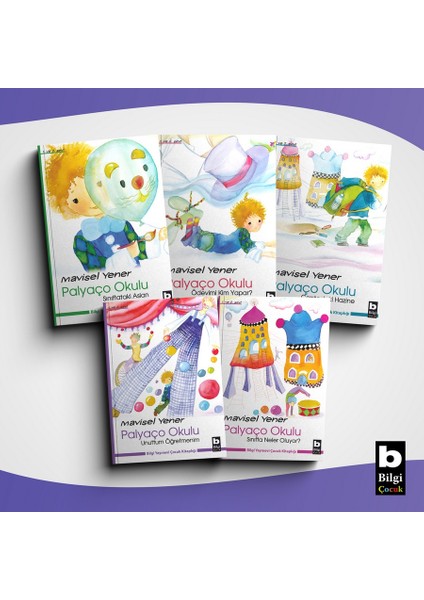 Palyaço Okulu Serisi Seti (5 Kitap Takım) - Mavisel Yener