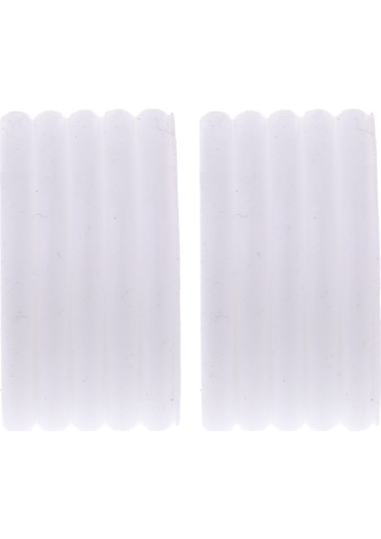 2 Parça Badminton Tenis Raket Kolu Düzeltme Halka Koruyucu Bandı Overgrip Beyaz (Yurt Dışından)
