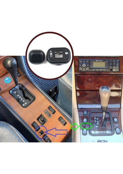 BDP84 Mercedes W124 W140 W210 İçin Çocuk Emniyet Güvenlik Düğmesi 1246830700