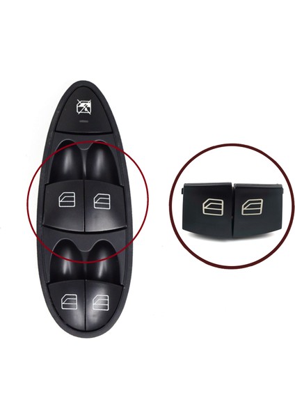 BDP108 Mercedes E Class W211 S211 CLS Coupe C219 2118210058 İçin 2 Adet Ön Cam Açma Düğme Kapağı modelleri