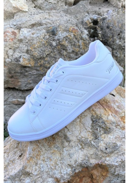 15306 / 15307 Kadın - Erkek Full Beyaz Sneaker Anatomik Günlük Spor Ayakkabı 36/45 -1 fiyatları
