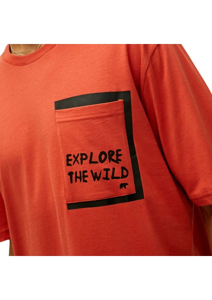 EXPLORE T-SHIRT Turuncu Erkek T-Shirt 22.01.07.044-C109