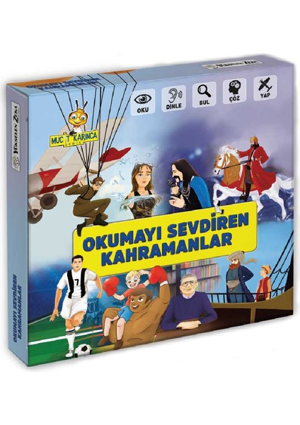 Çocuklara Okumayı Sevdiren Kahramanlar Seti
