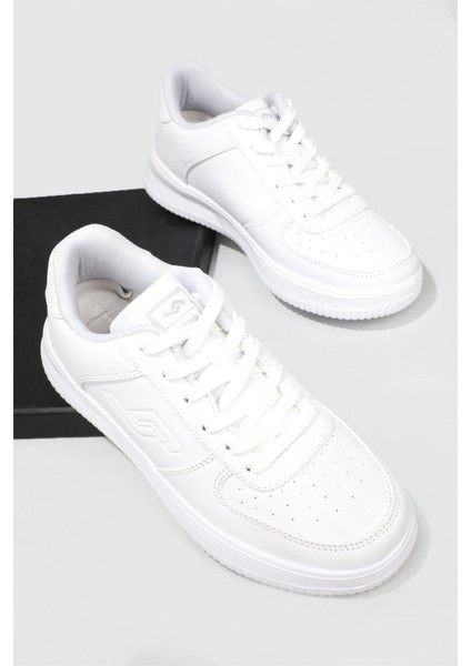 21516 / 22233 Kadın - Erkek Beyaz Sneaker Anatomik Günlük Spor Ayakkabı 36/45 -1