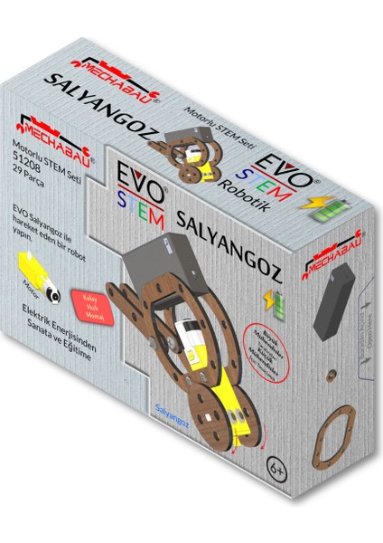 Evo Stem Salyangoz 51208 Ahşap 20 Parça