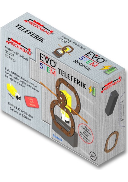 Evo Stem Teleferik 51207 Ahşap 20 Parça