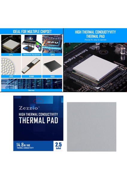Termal Ped Gres Pad 120X120MM Cpu Laptop Için Soğutucu Bellek SSD Soğutucu 120X120X2.5MM (Yurt Dışından) fırsatları