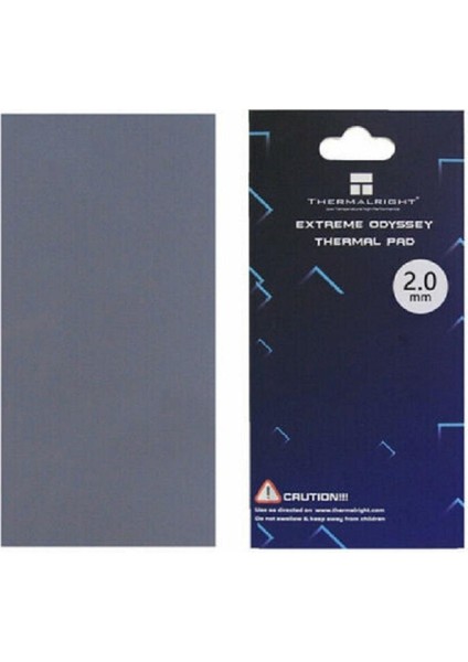 Silikon Termal Pad 12.8 W / Mk Kalınlığı Ile 0.5 / 1/2 / 3mm Isı Direnci Yüksek Sıcaklık Dayanımı Pc Laptop Için Gpu / Cpu / LED Soğutucu - 2.0mm Kalın (Yurt Dışından)