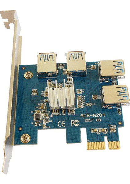 Pcı-E Pcı-E Adaptörüne 1, 4 Pcı-Express 1x Ila 16X USB 3.0 Genişletme (Yurt Dışından)