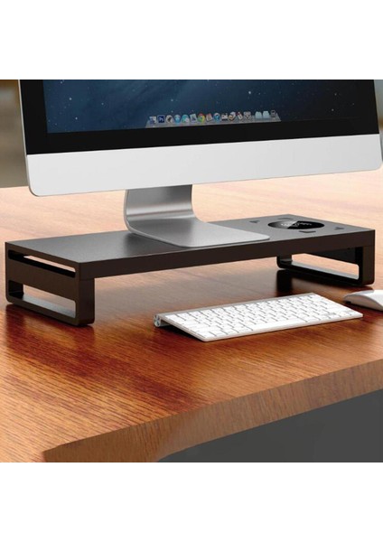 Alüminyum Bilgisayar Pc Monitör Masası Bizim Için Kablosuz Şarj ile Standı (Yurt Dışından) indirimleri