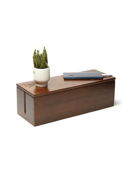 Kablo Yönetimi Kutusu Kordon Kutusu Ev & Ofis Depolama Telleri Için Keeper Tutucu Büyük Boy Renk 2 (Yurt Dışından) fiyatları