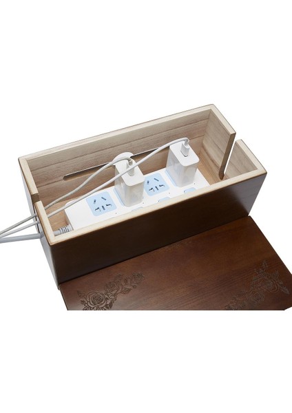 Kablo Yönetimi Kutusu Kordon Kutusu Ev & Ofis Depolama Telleri Için Keeper Tutucu Büyük Boy Renk 2 (Yurt Dışından) modelleri