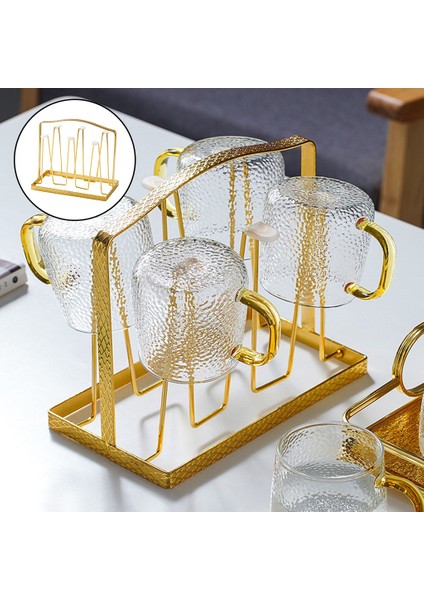 Sunnimix Metal Dikdörtgen Sunum Tepsisi 23x13x20.7cm -Altın (Yurt Dışından)