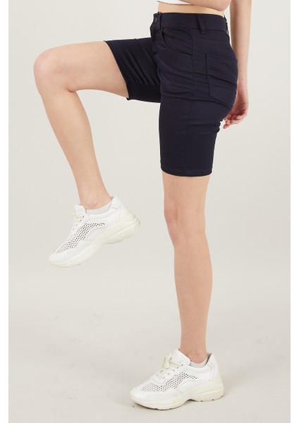 Kadın Cepli Slim Fit Şort fiyatları