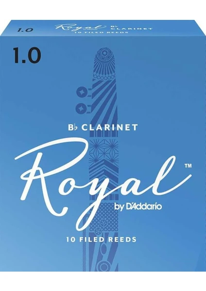 Rico Royal Daddario Woodwinds Royal RCB1010 Bb Klarnet Kamışı No:1