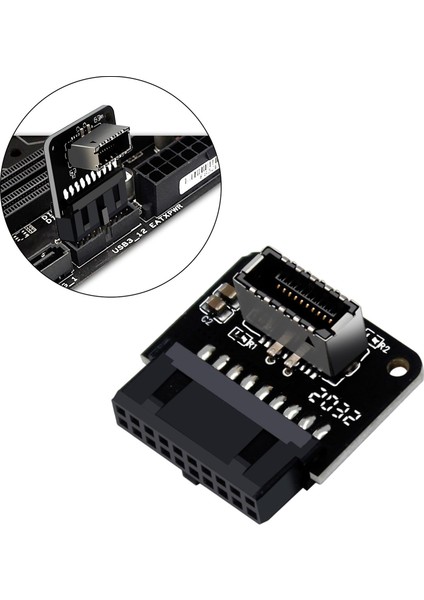 Charmant Usb3.0 19 P / 20P Tip C 24PIN Ön Tip C Pc Kaynağı PH73B Için C 90 Derece Adaptörü (Yurt Dışından) fırsatları