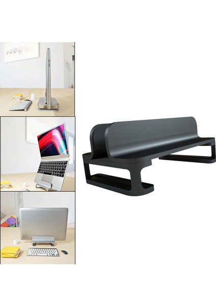 Charmant Ayarlanabilir Kitap Aksesuarları Dikey Laptop Standı Pc Soğutma Tabanı Masalar Için Siyah (Yurt Dışından) fırsatları