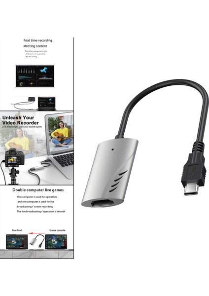 Charmant Çevrimiçi Toplantı Kaydı Için 4K 60Hz Capture Card HDMI C1080P Yazmak Için (Yurt Dışından) fırsatları