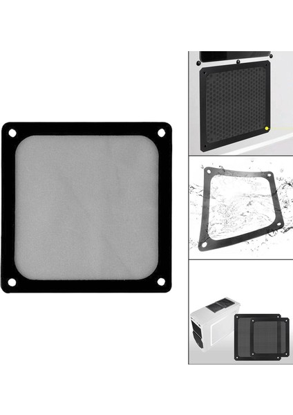 Charmant Pc Fan Toz Filtresi Siyah Toz Geçirmez Filtre Kapak Manyetik Çerçeve Pvc Izgaralar 9 cm Vida Delikli (Yurt Dışından) indirimleri