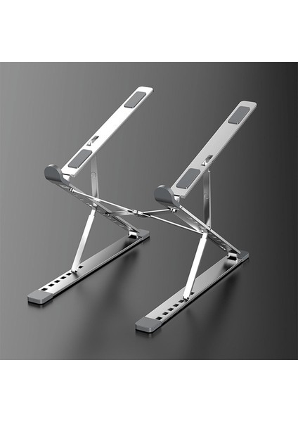 Charmant Bilgisayar Standı Çok Açılı Ayarlanabilir Ergonomik Laptop Braketi Tablet Gümüş Için (Yurt Dışından) modelleri