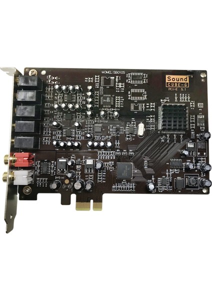 Charmant 5.1 Pcı-E Ses Kartı Ağ Yaratıcı Ses Blaster Ağ Ethernet Gigabit Için (Yurt Dışından)