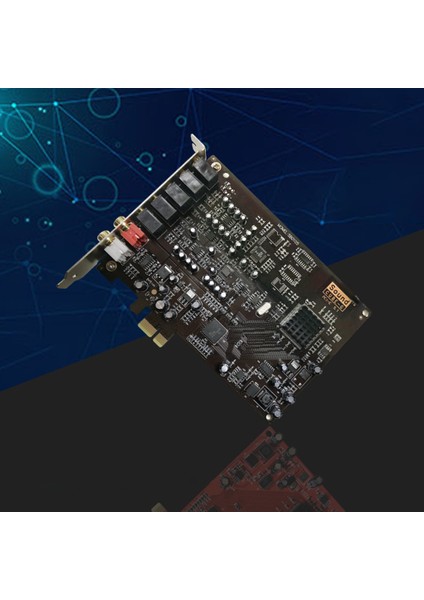 Charmant 5.1 Pcı-E Ses Kartı Ağ Yaratıcı Ses Blaster Ağ Ethernet Gigabit Için (Yurt Dışından) fırsatları