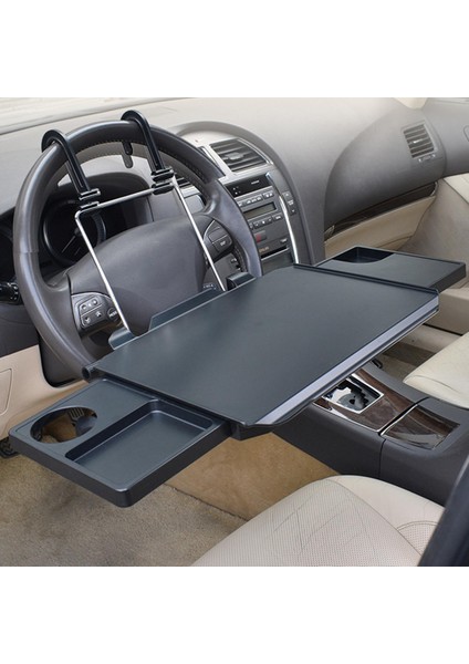 Charmant Araba Direksiyon Tepsi Dizüstü Masası Seyahat Aksesuarları Için Telefon Klipsi ile (Yurt Dışından) fırsatları