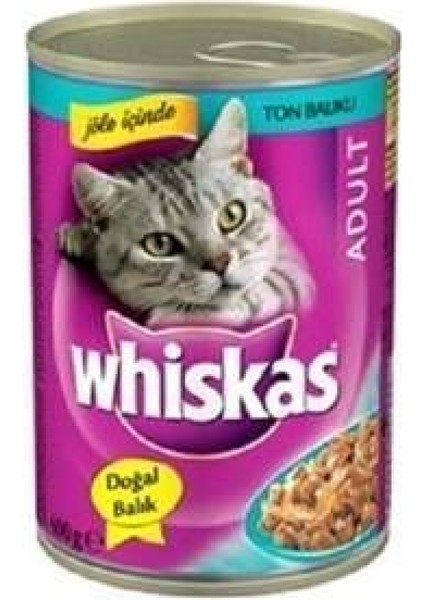 Ton Balikli Yetişkin Kedi Konservesi 400 gr 4 Adet