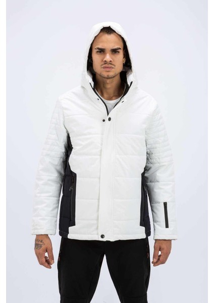 Erkek H Winter Ski Jacket - Beyaz