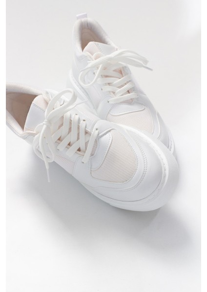 Pure Beyaz Cilt Kadın Spor Ayakkabı