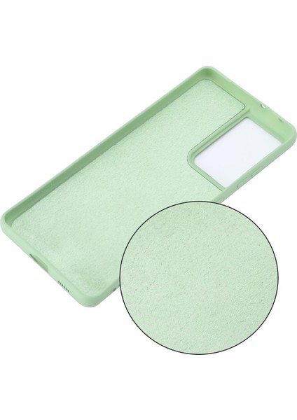 Samsung Galaxy S21 Ultra Için Darbeye Daynıklı Yumuşak Sıvı Silikon Telefon Kılıfı (Yurt Dışından) modelleri