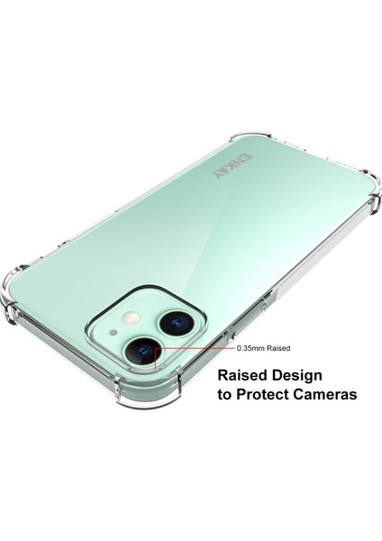 Apple İphone 12 Mini 5.4 Inç Uyumlu Darbeye Dayanıklı Tpu Telefon Kılıfı - Şeffaf (Yurt Dışından) fırsatları