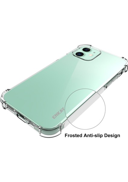 Apple İphone 12 Mini 5.4 Inç Uyumlu Darbeye Dayanıklı Tpu Telefon Kılıfı - Şeffaf (Yurt Dışından) indirimleri