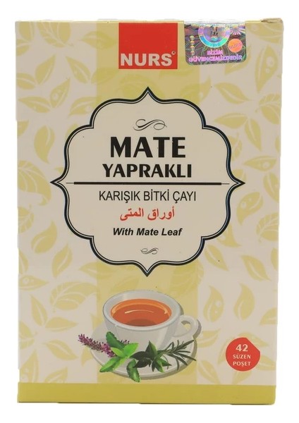 Mate Yapraklı Karışık Bitkisel Çay 42'li