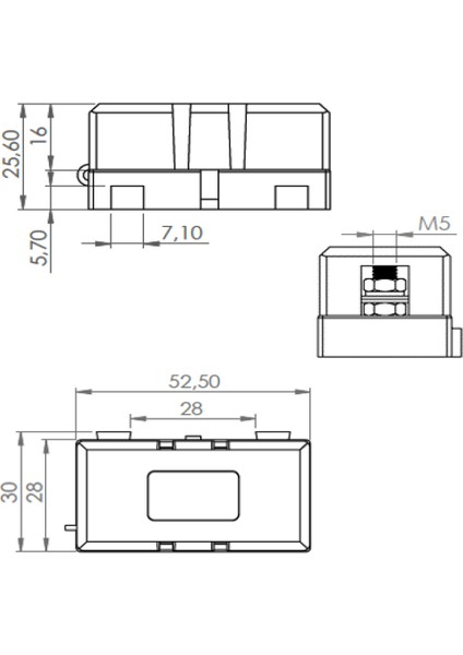 Midi Sigorta Kutusu - 32V 100A