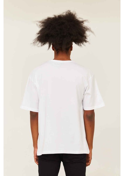 4194 Cazador Erkek T-Shirt Beyaz