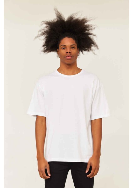 4194 Cazador Erkek T-Shirt Beyaz modelleri